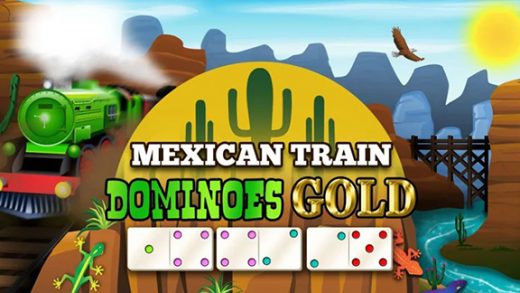 Mexican Train Dominoes Gold